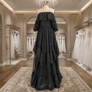 Polka Dots Wedding Dress - Diva Melody