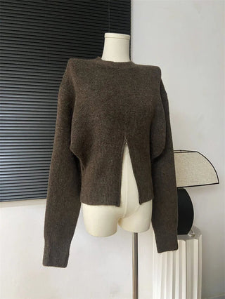 Pullover Sweater Knitted Top - Diva Melody