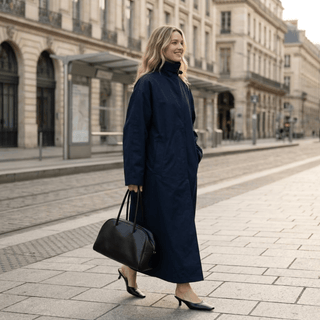 Quilted Lining Tailored Longline Coat - Diva Melody
