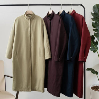 Quilted Lining Tailored Longline Coat - Diva Melody