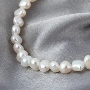 Real Natural Baroque Freshwater Pearl Choker Necklace Women Girl Gift - Diva Melody