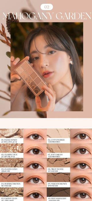 [ROMAND] Better Than Palette 6g 02 Mahogany Garden - Diva Melody