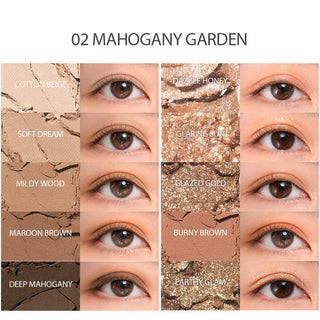[ROMAND] Better Than Palette 6g 02 Mahogany Garden - Diva Melody