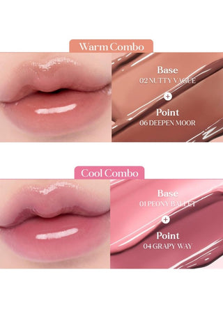 [Romand] Glasting Color Gloss 4g - 01 Peony Ballet - Diva Melody