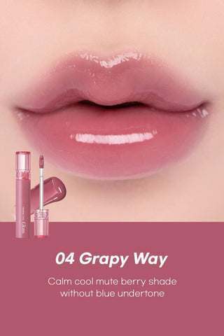 [Romand] Glasting Color Gloss 4g - 08 Cherry Up - Diva Melody