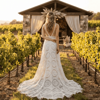 Romantic Two-Piece Wedding Dress - Diva Melody