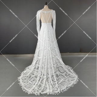 Romantic Two - Piece Wedding Dress - Diva Melody