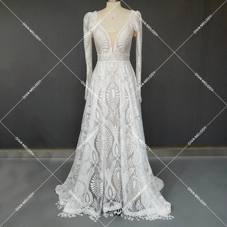 Romantic Two - Piece Wedding Dress - Diva Melody