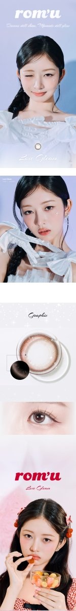 [Rom’u] 1 Day Colored Contact Lens - Love Gleam 0.00 (10 pcs) - Diva Melody