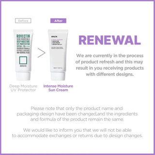 [Rovectin] Intense Moisture Sun Cream SPF 50+, PA++++ 50ml - Diva Melody