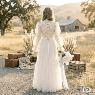 Ruffled Sweetheart Bridal Gown - Diva Melody