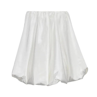 Satin High Waist Mini Skirt - Diva Melody