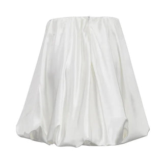 Satin High Waist Mini Skirt - Diva Melody