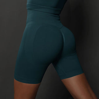 Seamless Push Up Booty Workout Gym Fitness High Waist Shorts - Diva Melody