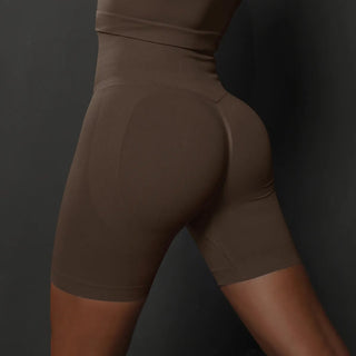 Seamless Push Up Booty Workout Gym Fitness High Waist Shorts - Diva Melody