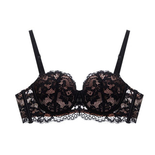 Sexy Lace Bra 1/2 Cup Push Up Underwear Floral Brassiere Intimates - Diva Melody