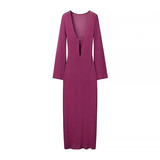 Sexy Long Sleeve Beach Dress - Diva Melody