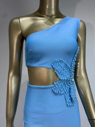 Sexy One - Shoulder Floral Bodycon Dress - Diva Melody