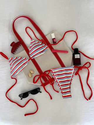 Sexy Push - Up Stripe Bikini Set - Diva Melody