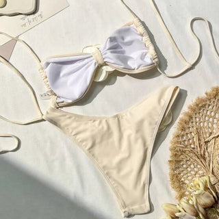 Sexy Rose Applique String 2 sets Bikinis - Diva Melody