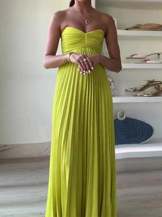 Sexy Strapless Long Dress - Beach Style - Diva Melody