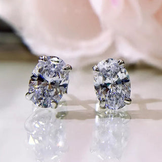 Shiny Oval - shaped Earrings Accessories Classical Elegance Jewelry - Diva Melody