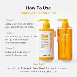 [Medicube] Kojic Acid Turmeric Body Peel Shot 280ml