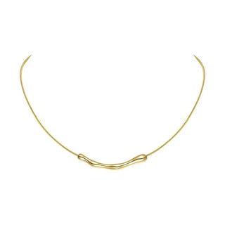 Simple Gold Silver Collarbone Chain Necklaces Jewelry - Diva Melody