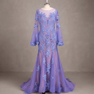 Simple Lace Wedding Gown - Diva Melody