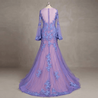 Simple Lace Wedding Gown - Diva Melody
