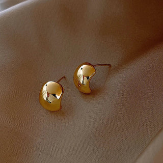 Simple Pea - Shaped Drop Earrings Jewelry Accessory - Diva Melody