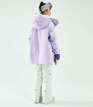 Ski Suit Women's Winter Purple Jacket Waterproof Outdoor Ski Bike Camping - Diva Melody