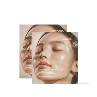 [Skinego] Super Glow Deep Collagen Hydrogel Mask - 2 Size - Diva Melody