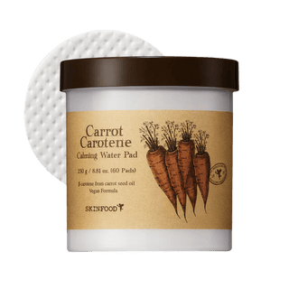 [Skinfood] Carrot Carotene Calming Water Pad 250g 60 sheets - Diva Melody