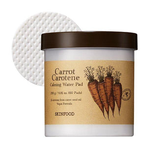 [Skinfood] Carrot Carotene Calming Water Pad 250g 60 sheets - Diva Melody