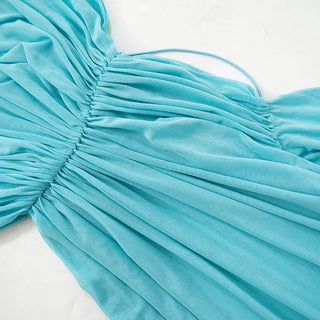 Sleeveless Ruched Mini Dress Two - Piece Set - Diva Melody