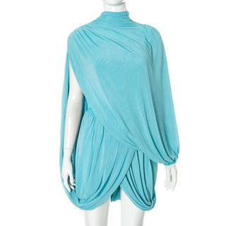 Sleeveless Ruched Mini Dress Two - Piece Set - Diva Melody