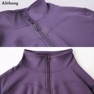 Slim Fit Lightweight Full Zip - up Yoga Sports Running Jacket - Diva Melody