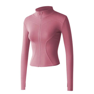 Slim Fit Lightweight Full Zip - up Yoga Sports Running Jacket - Diva Melody