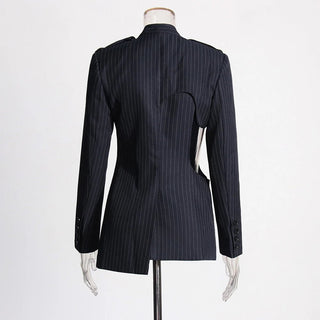 Slim Fit Single - Breasted Blazer - Diva Melody