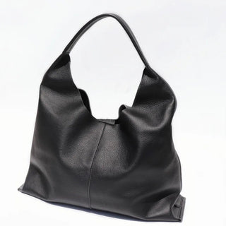 Soft Genuine Leather Hobo Shoulder Bag - Diva Melody