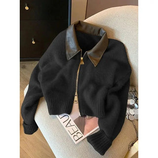 Soft Knitted Sweater Cardigan - High - End Top - Diva Melody