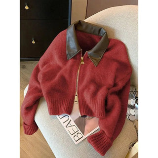 Soft Knitted Sweater Cardigan - High - End Top - Diva Melody