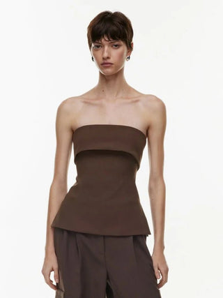 Solid Strapless Tube Top - Diva Melody