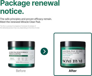 [Somebymi] AHA BHA PHA 30 Days Miracle Truecica Clear Pad 70ea - Diva Melody
