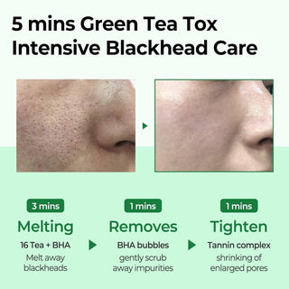 [SomeByMi] BYE BYE BLACKHEAD 30 DAYS MIRACLE GREEN TEA TOX BUBBLE CLEANSER 120g - Diva Melody