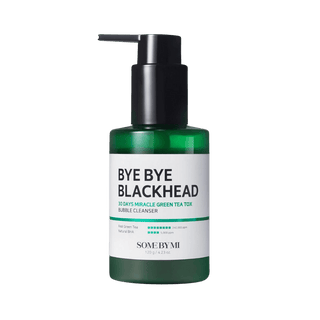 [SomeByMi] BYE BYE BLACKHEAD 30 DAYS MIRACLE GREEN TEA TOX BUBBLE CLEANSER 120g - Diva Melody