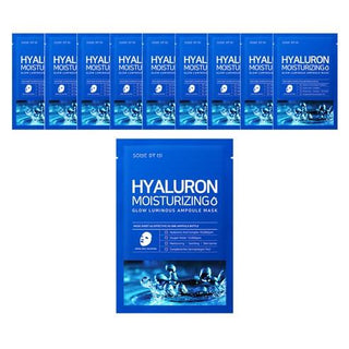 [SomeByMi] HYALURON MOISTURIZING AMPOULE MASK X 10EA - Diva Melody