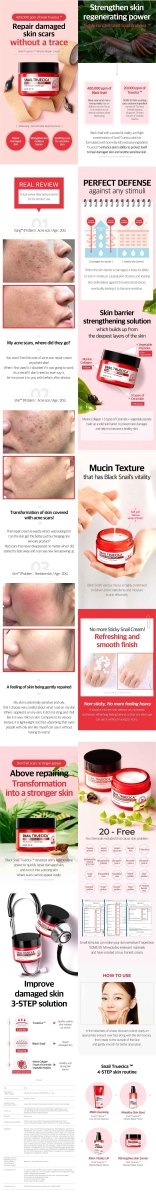 [SomeByMi] SNAIL TRUECICA MIRACLE REPAIR CREAM MOISTURIZER 60g - Diva Melody