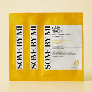 [SomeByMi] YUJA NIACIN 30 DAYS CARE SERUM MASK X 10EA - Diva Melody